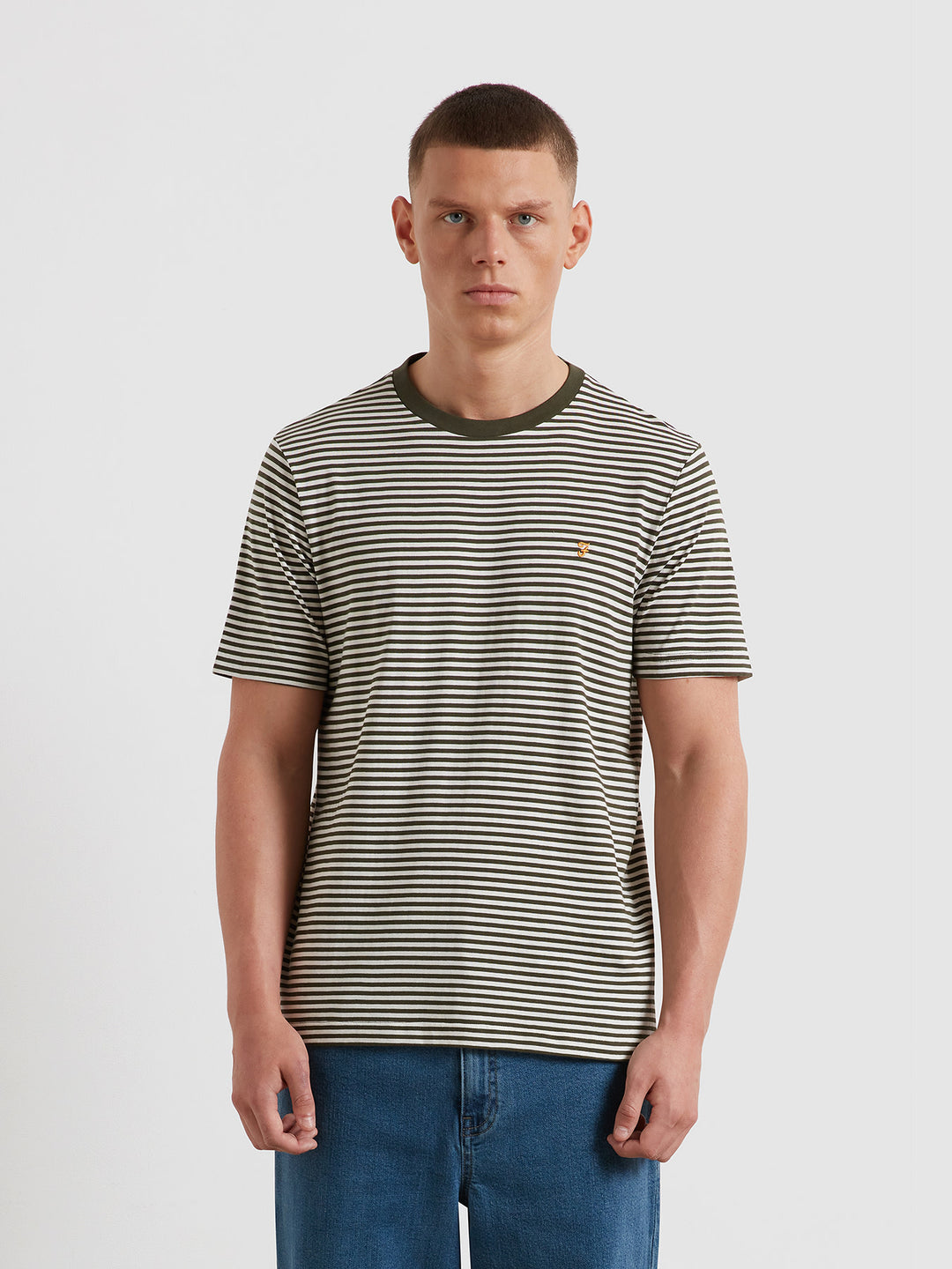 美品 WAKE FARAH Striped S/S T-shirt Tシャツ M Men's Striped T-Shirts | Men's Clothing | Farah® Official Store