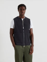 Abbott Gilet (True Navy) Front