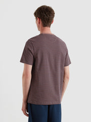 Castle Stripe T-Shirt (Dusky Mauve) Back