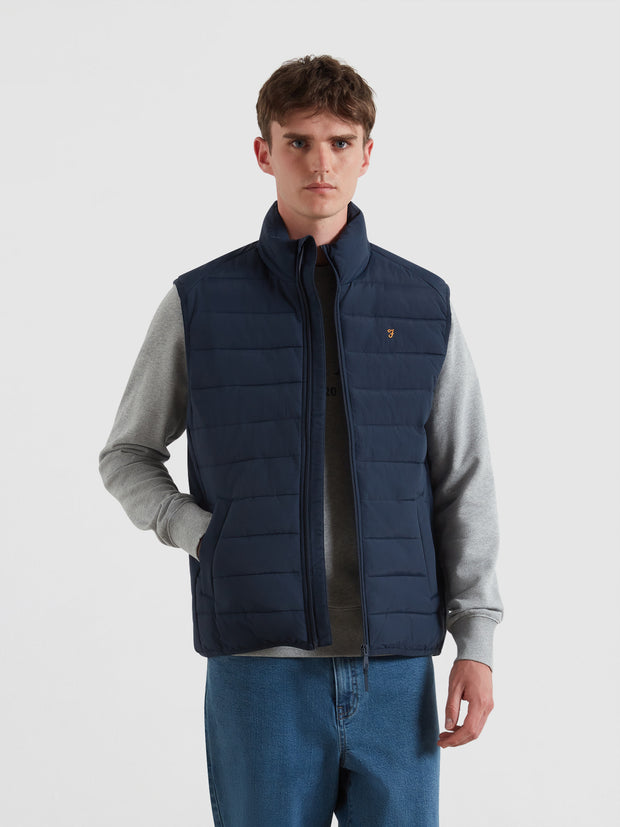 Kennedy Wadded Gilet (Yale) Front
