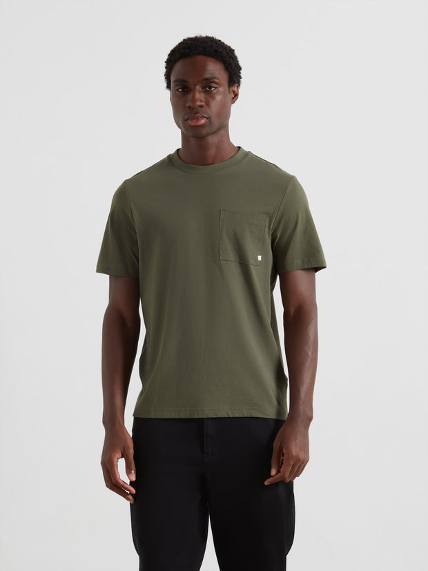 Stacy Pocket T-Shirt (Rosemary) Front