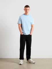 Rushden Striped T-Shirt (Reef Blue) Styled