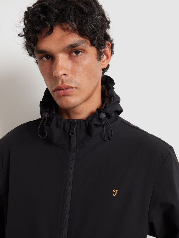 Rhodes Hooded Jacket (Black) Detail
