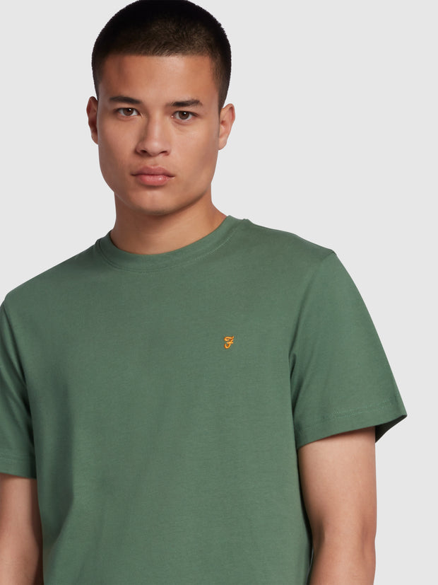 Danny Regular Fit T-Shirt In Wreath Green