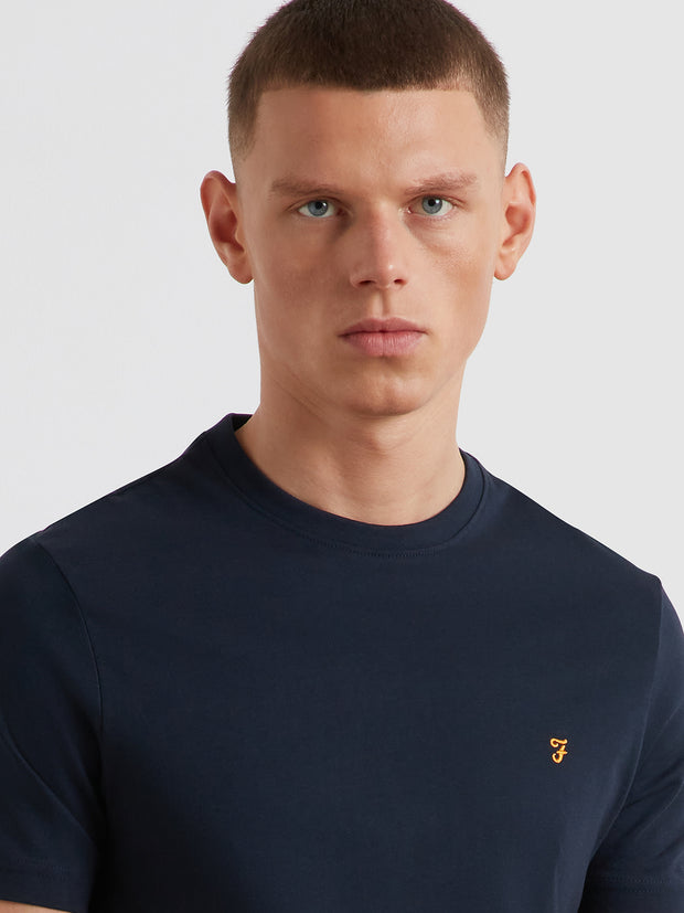 Barnet T-Shirt (True Navy) Detail