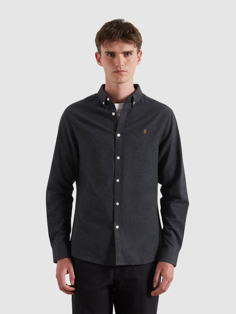 Milners Slim Fit Shirt Marl