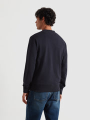 Lynmouth Graphic Sweatshirt (True Navy) Back