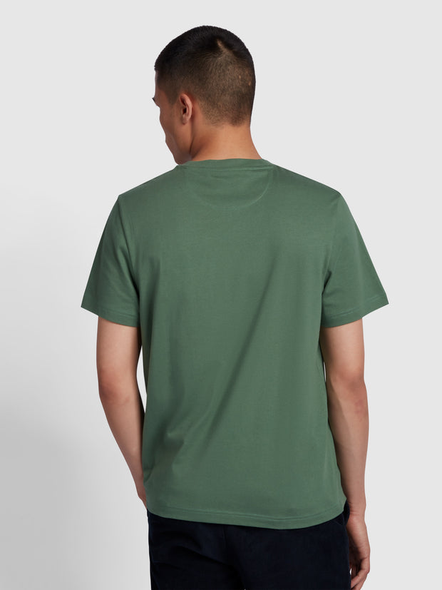 Danny Regular Fit T-Shirt In Wreath Green
