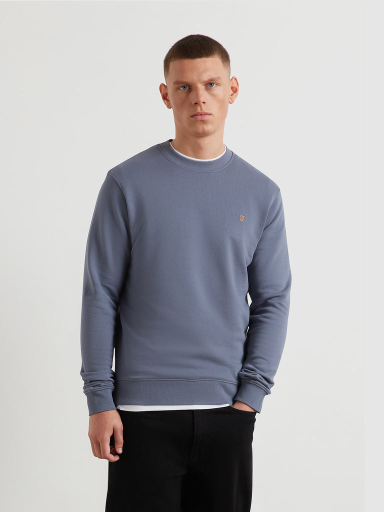 Hanbury Crew Neck Sweatshirt Battleship