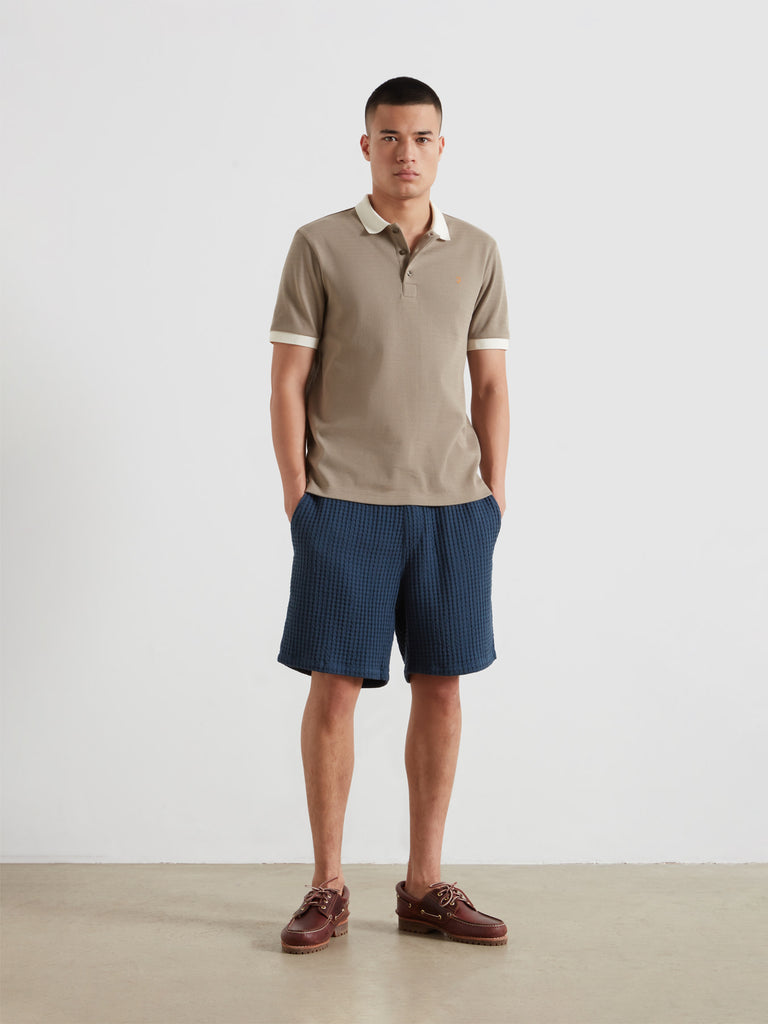 Swinton Waffle Shorts Aegean