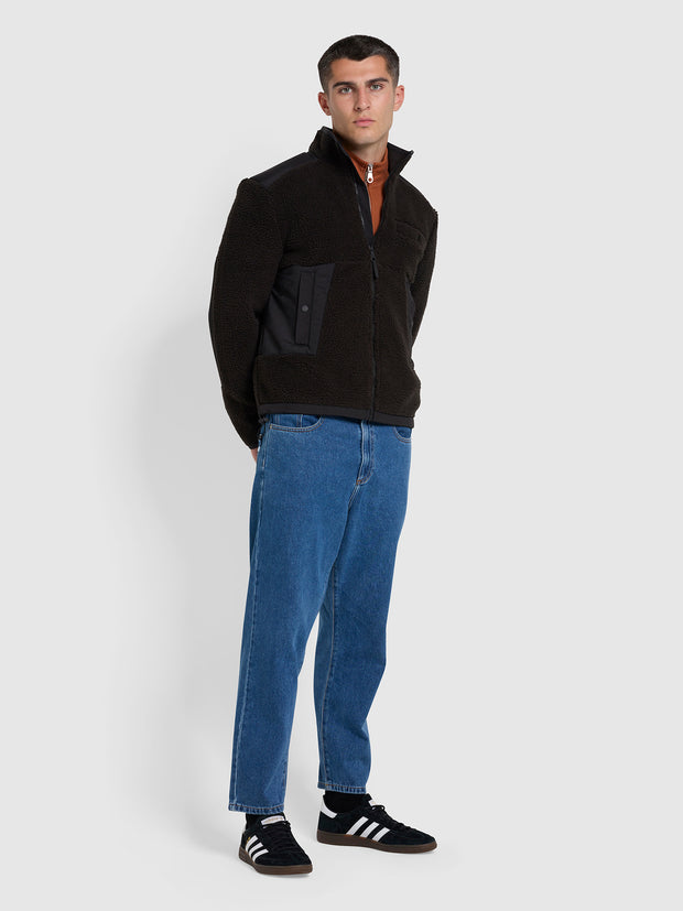 Glasper Fleece Sweatshirt In Black