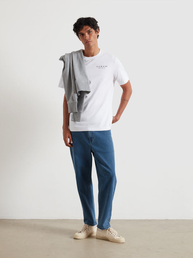 Lansdown Graphic T-Shirt (White) Styled