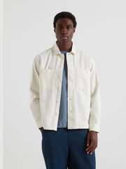 Marshall Overshirt (Ecru) Front