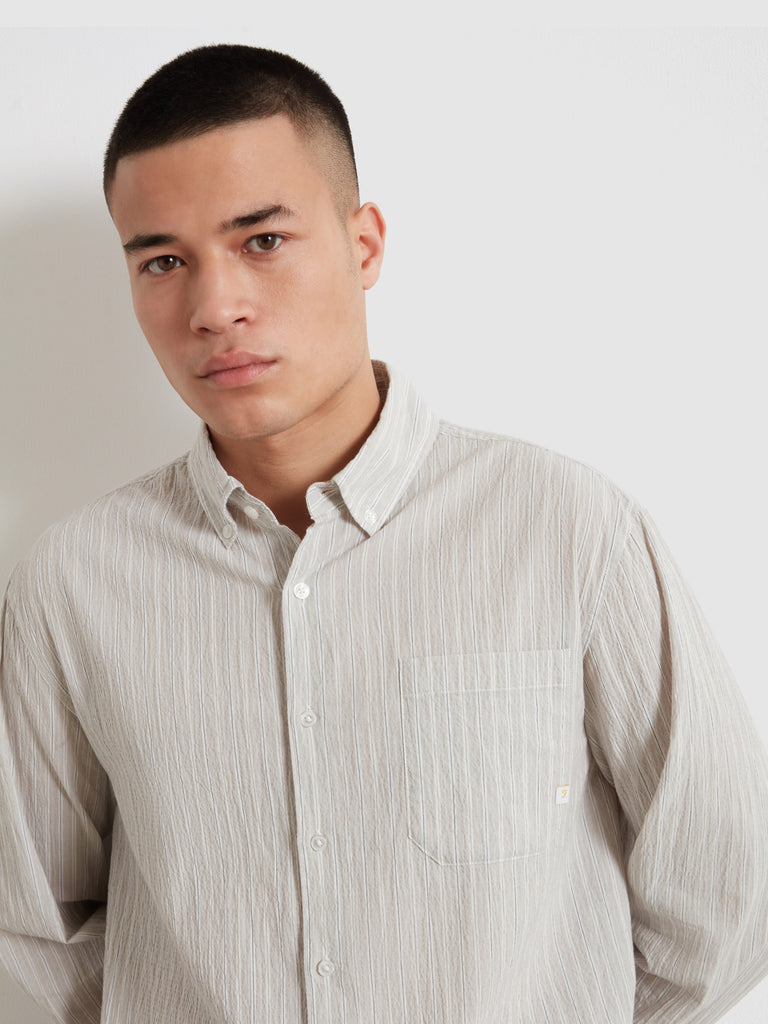 Stanford Poplin Striped Shirt