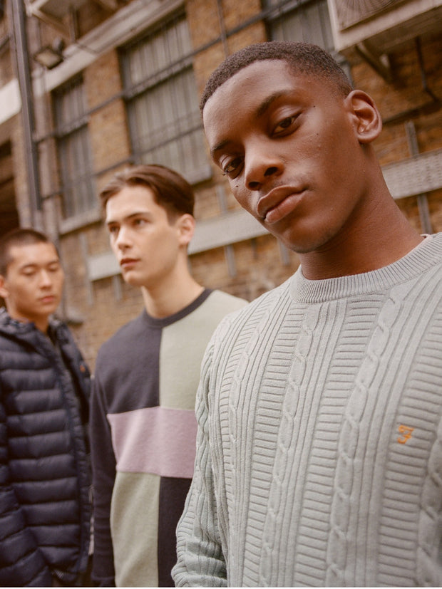 Butterick Crew Neck Jumper In Slate