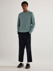 Butterick Crew Neck Jumper In Slate