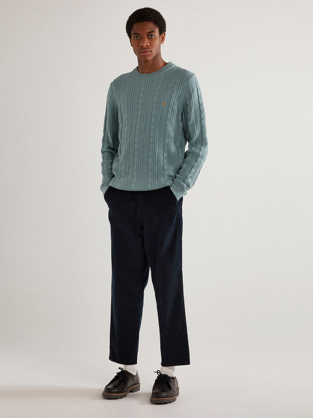 Butterick Crew Neck Jumper In Slate