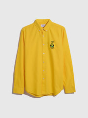 Farah X Jamaican Rugby Brewer Oxford Shirt In Freesia