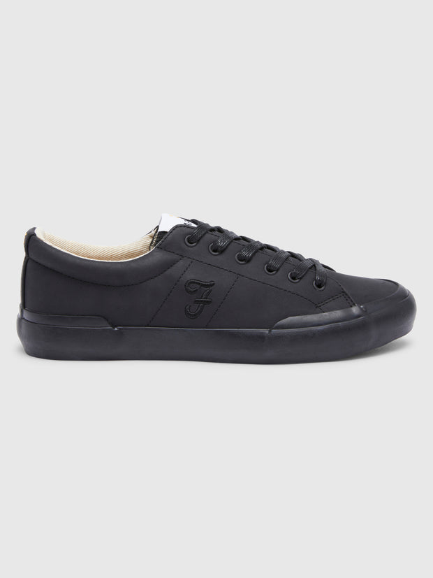 Dallas Vulcanized Trainer In Jet Black