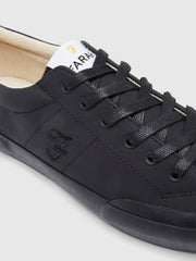 Dallas Vulcanized Trainer In Jet Black