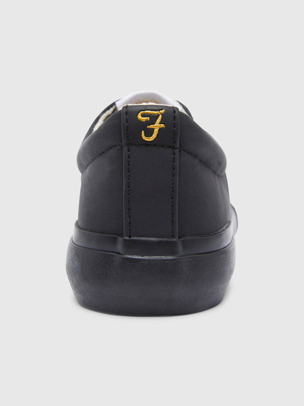 Dallas Vulcanized Trainer In Jet Black