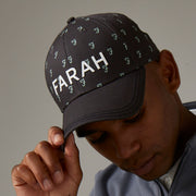 Reese All Over Print Six Panel Golf Cap In Black