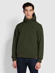 Rudd Regular Fit Softshell Jacket In Evergreen