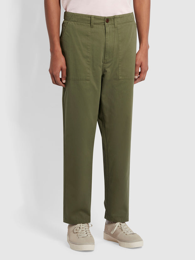 Hawtin Pantalon décontracté - Vintage Green