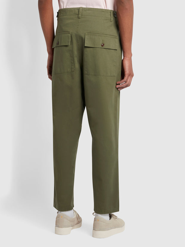 Hawtin Pantalon décontracté - Vintage Green