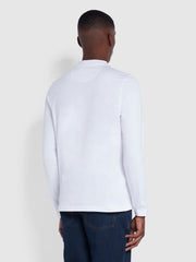 Weymouth Regular Fit Long Sleeve Organic Cotton T-Shirt In White