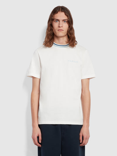 Hanley Regular Fit T-Shirt aus Bio-Baumwolle in Ecru