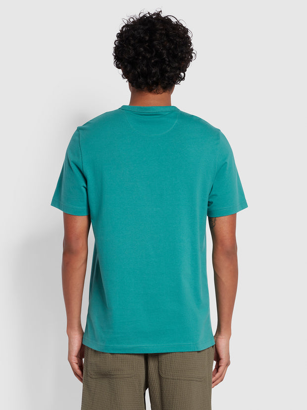Danny Regular Fit Short Sleeve T-Shirt In Mallard Green