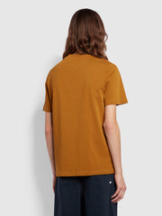 Stacy Regular Fit Short Sleeve T-Shirt In Rich Tobacco