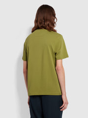 Stacy Regular Fit Short Sleeve T-Shirt In Moss Green