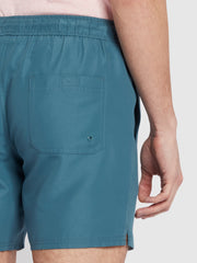 Colbert Regular Fit Plain Swim Shorts In Ocean