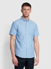 Drayton Chemise Oxford à manches courtes - Regatta Blue