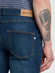 Lawson Regular Fit Stretch Jeans In Mid Denim