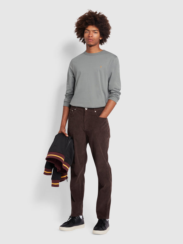 Worthington Regular Fit Organic Cotton T-Shirt In Battleship Grey