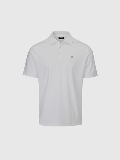 Keller Golf Polo Shirt In White
