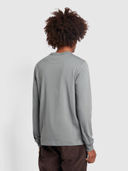 Worthington Regular Fit Organic Cotton T-Shirt In Battleship Grey