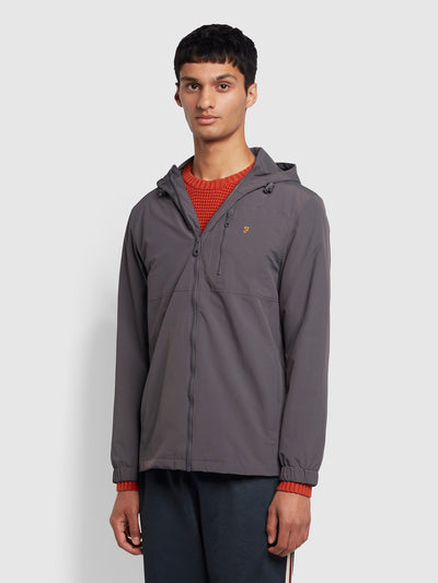 Westchester Recycled Regular Fit Hooded Jacket In Farah Grey