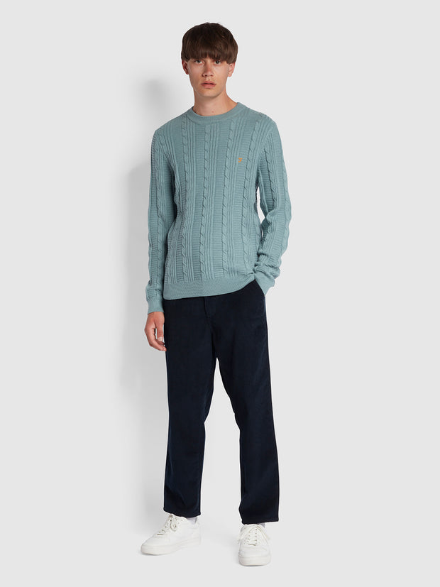 Butterick Crew Neck Jumper In Slate