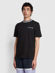 Hanley Regular Fit T-Shirt aus Bio-Baumwolle in Schwarz