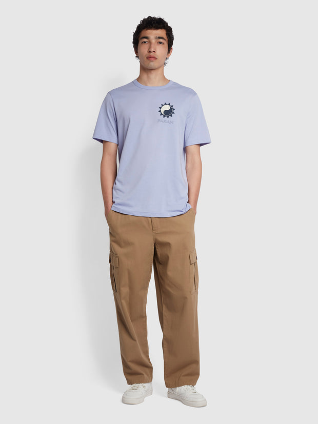 Mackey Regular Fit T-Shirt aus Bio-Baumwolle in Staubflieder
