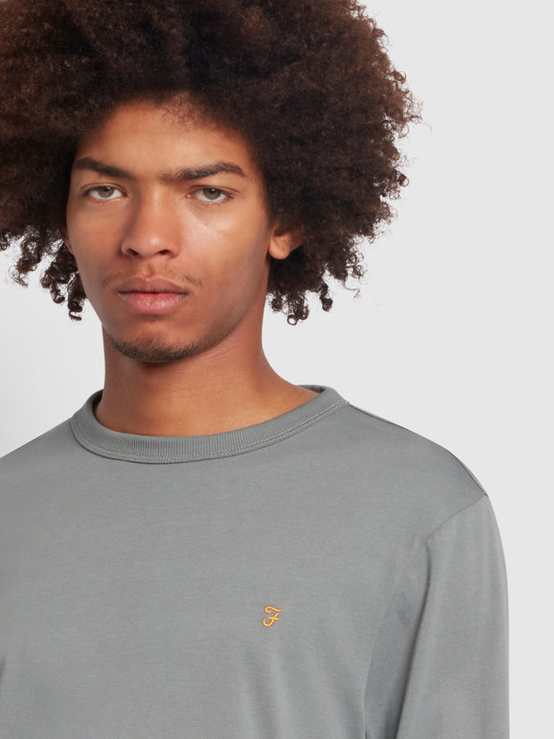 Worthington Regular Fit Organic Cotton T-Shirt In Battleship Grey