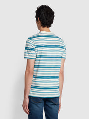 Archer Slim Fit Short Sleeve T-Shirt In Marina Blue