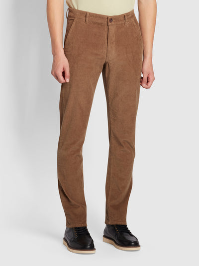 Elm Stretch Corduroy Trousers In Beige