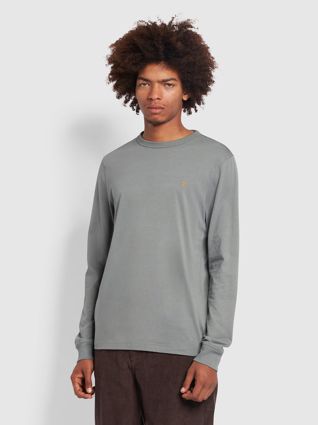Worthington Regular Fit Organic Cotton T-Shirt In Battleship Grey